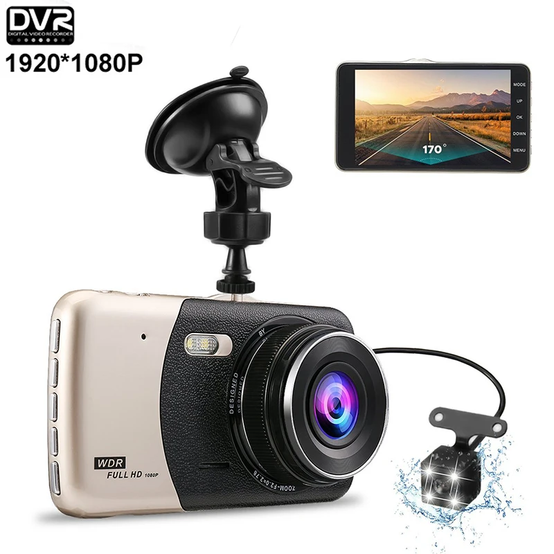 

GreenYi 4.0 Inch IPS Screen Car DVR Novatek Car Camera T810 Oncam Dash Camera Full HD 1080P Video 170 Degree Dash Cam
