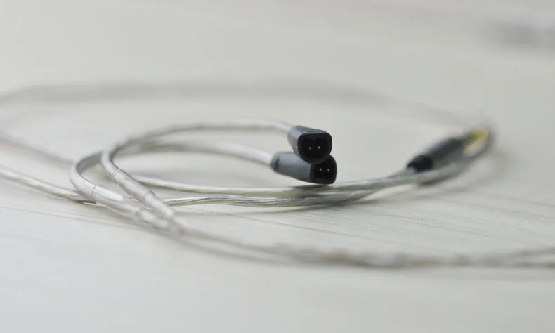 Обновление Замена посеребренный аудио кабель провод для Sennheiser IE80 IE8 IE8i наушники с