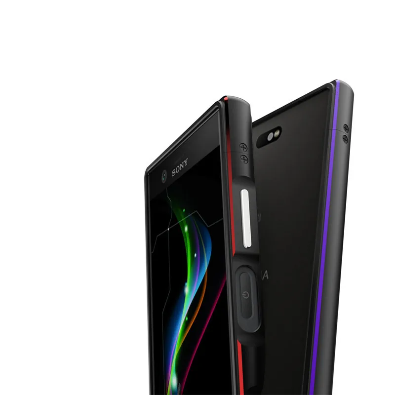 Для Sony Xperia XZ1 компактный бампер Роскошный Алюминиевый металлический рамка чехол