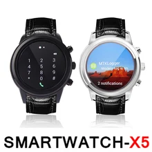 2016 Original Neue Smart Uhr 3G X5 K18 1,4 “AMOLED Android WiFi Bluetooth WCDMA SmartWatch GPS Display ähnlich Hua wei Uhr