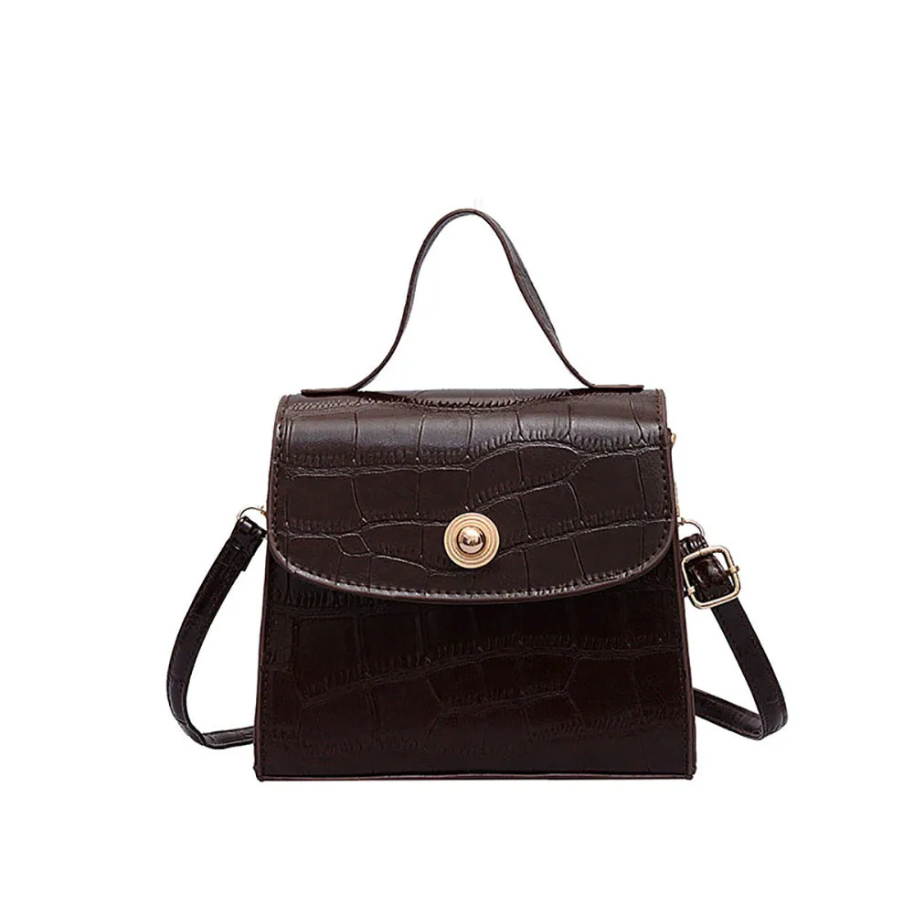Xiniu Для женщин houlder сумка сумочка Винтаж Для женщин небольшой мешок узор# w35 - Цвет: Черный