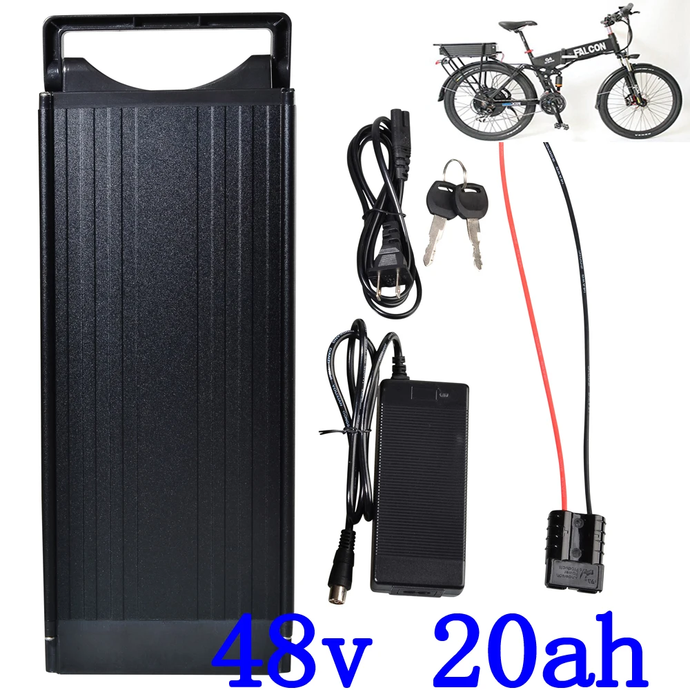 48V 500W 750W 1000W батарея для электровелосипеда 20AH 10AH 13AH 15AH 18AH литиевая с зарядным