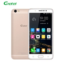 Гретель A9 4 г LTE Смартфон Android 6.0 MTK6737 4 ядра 2 ГБ + 16 ГБ 5.0 дюймов HD 2300 мАч 8MP отпечатков пальцев мобильный телефон OTG