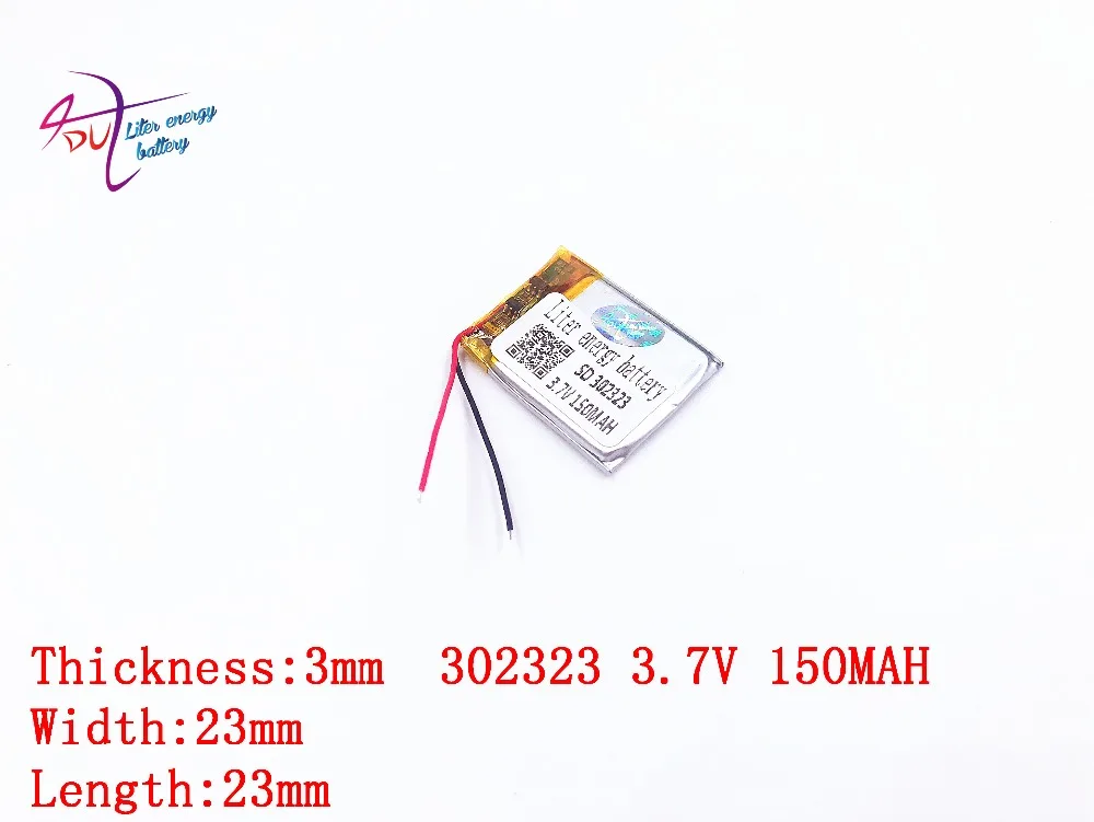 

Liter energy battery 302323 3.7V 150mAh 302424 302525 Universal Li-ion battery for tablet pc 7 inch 8 inch 9 inch Mp3 MP4