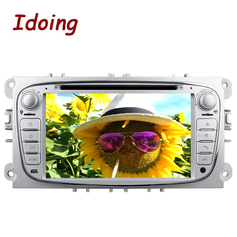 Perfect Newest Android 8.0 4G+32G Fast Boot for Ford Focus Mondeo Car Multimedia System Built-in wifi 1024*600 7inch  3G Dab+ Obd2 TV 2