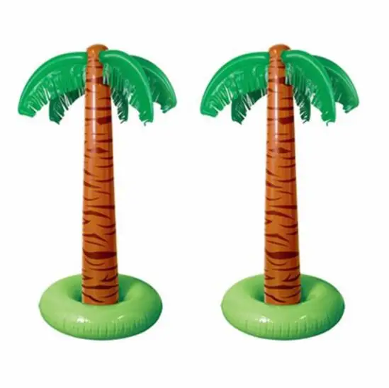 90 см надувные Кокосовая пальма надувные детские игрушки для фон для фото из ткани украшения для вечеринки, дня рождения поставки Гавайи серии