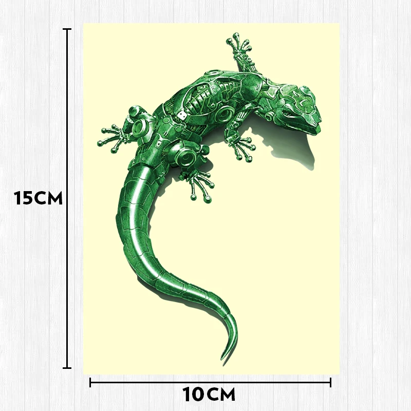 Автомобильный Стайлинг Aliauto механический забавный стикер Gecko водонепроницаемая