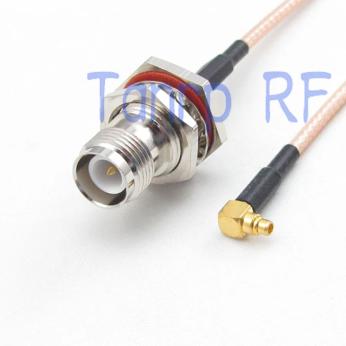 

6in MMCX male right angle to RP TNC female jack RF adapter connector 15CM Pigtail coaxial jumper cable RG316 extension cable