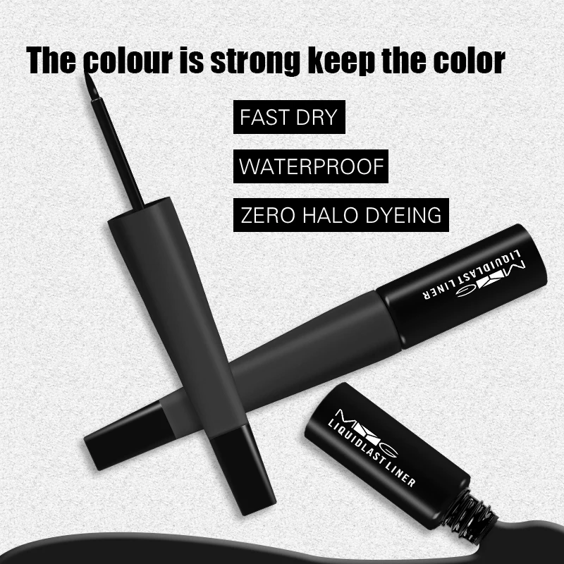 Top Quality Black Eyeliner Pencil Long-lasting Fast/Quick Dry Waterproof Eyeliner No Dizzy Makeup Professional Eyeliner