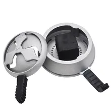 Металлический держатель угля для кальяна, устройство теплового управления, поднос для кальяна, чаша для кальяна, аксессуары для глины