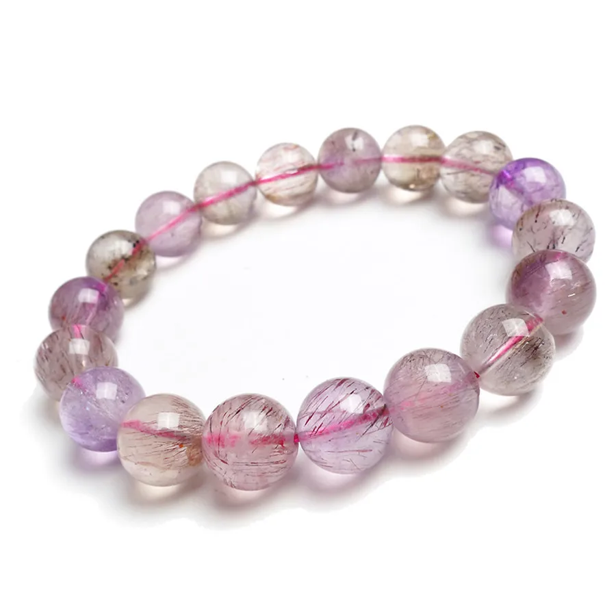 Free Shiping 10 mm Natural Gemstone Round Beads Stretch Bracelets