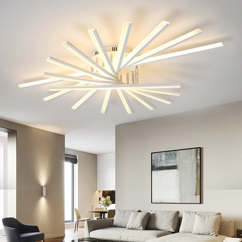

Modern wrought-iron acrylic LED interior lighting home improvement ceiling lamp lamparas de techo Surface mounted ceiling lights
