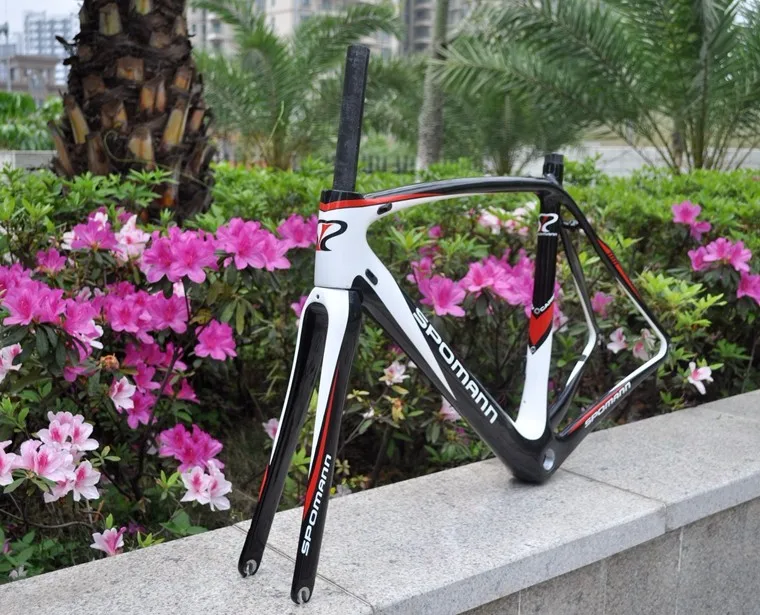 Flash Deal 2016 SPOMANN road bike frame full carbon fiber china bicycle frame 51CM bicicleta parts carbon frame + fork + clamp + headset 12 Flash Deal 2016 SPOMANN road bike frame full carbon fiber china bicycle frame 51CM bicicleta parts carbon frame + fork + clamp + headset 12