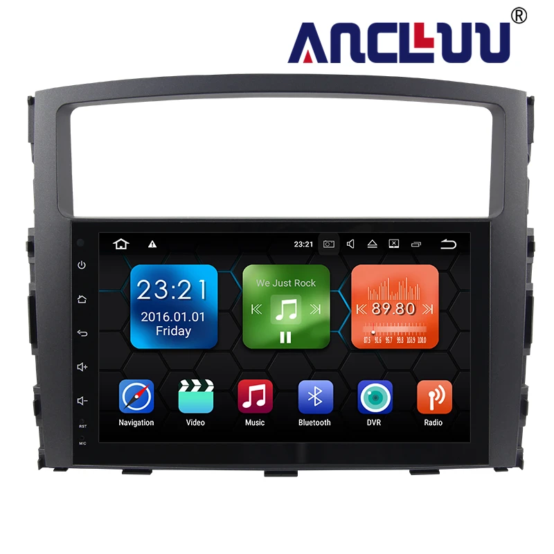 Автомагнитола 9 дюймов 2 Гб ОЗУ четыре ядра Android 7 1 автомобильный DVD GPS для MITSUBISHI PAJERO