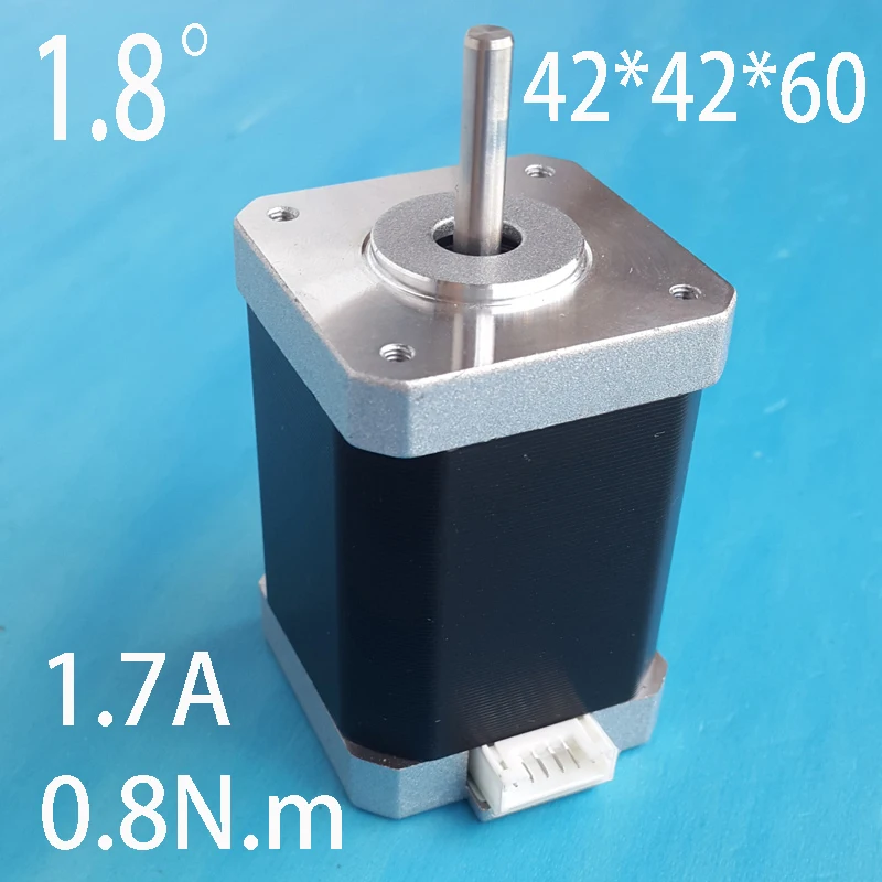 

DC12V 24V 36V 1.7A 0.8N.m motor for CNC Nema17 Stepper Motor 42*42*60 42 Stepper Motor XYZ CE certification 4-lead