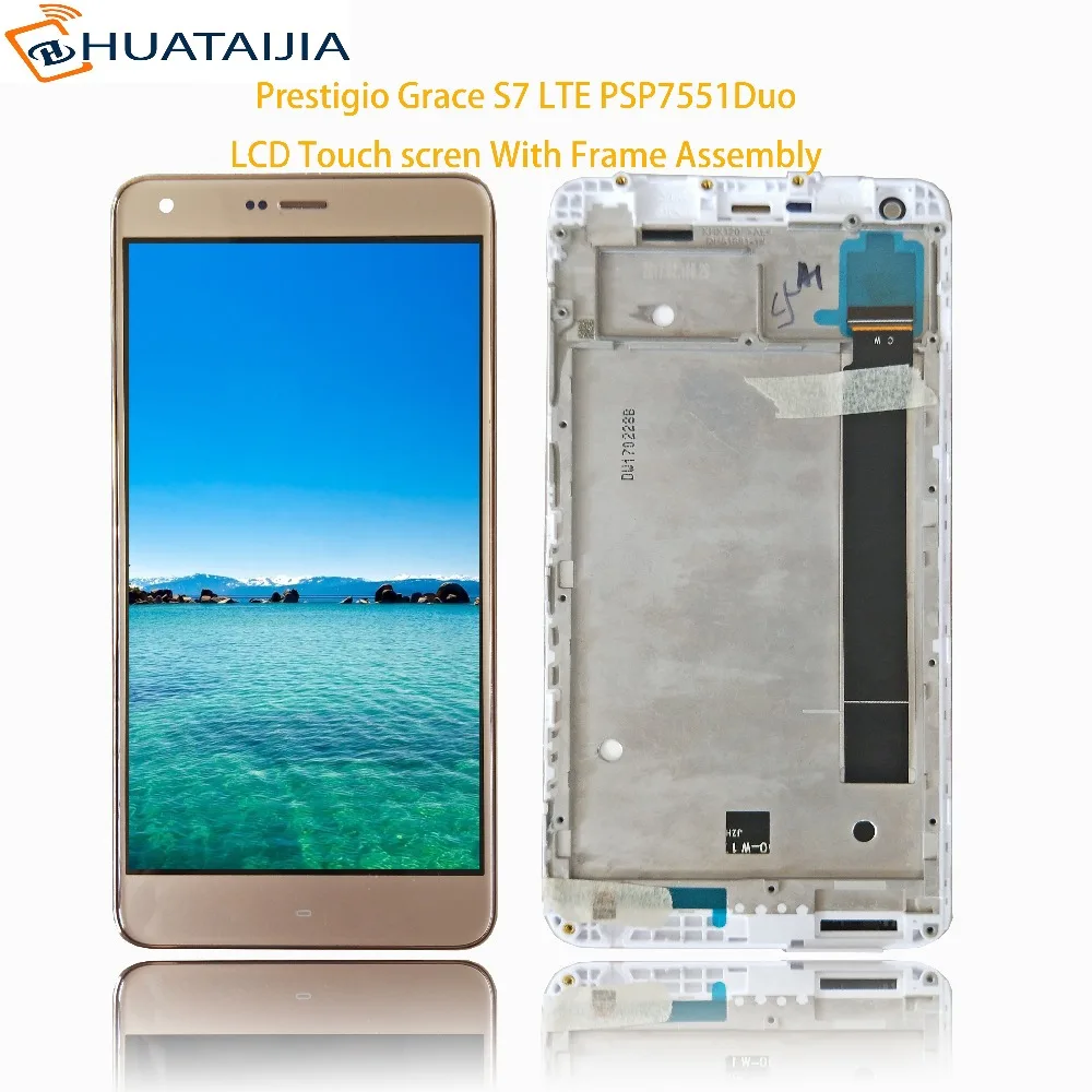 Prestigio Grace S7 LTE PSP7551Duo PSP7551 DUO LCD Display Touch Screen Digitizer Panel Sensor Lens Glass