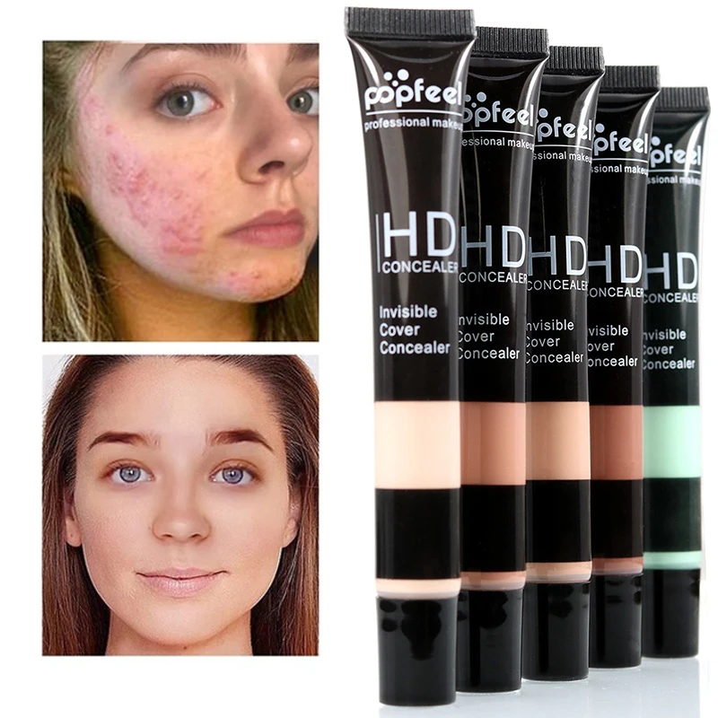 

Makeup Base 5 Colors Concealer Cream Skin Foundation Full Cover Dark Circle Eyes Make Up Primer Cosmetic