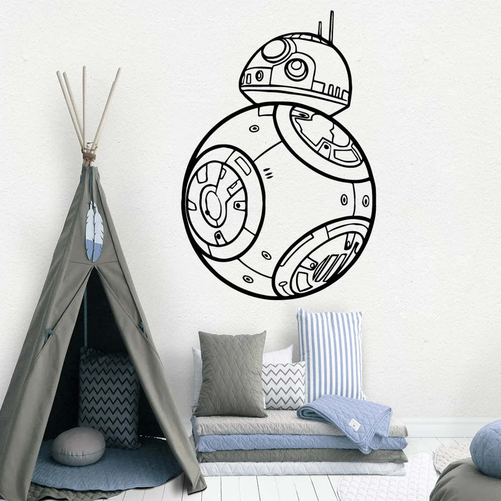 

Creative star wars Home Decor Modern Acrylic Decoration For Kids Rooms Nursery Room Decor Decal Creative Stickers