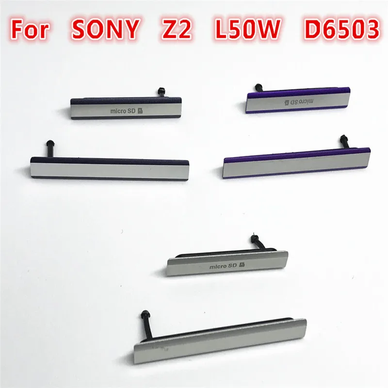 Пылезащитная заглушка 2в1 для sony Z2 D6503 L50W D6502 D6543 Micro SD USB + слот sim-карты чехол порт