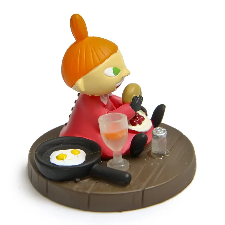 Бегемот Муми-Тролль Бегемот familyToys Бегемот Moomins Фигурки игрушки мягкие игрушки Muumi Little My резиновая фигурка героя плюшевая игрушка