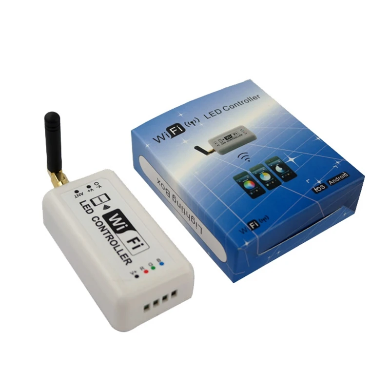 

MJJC Mini Wifi LED Controller 12-24V 12A for RGB Warm Cool White and Single Color LED Strip Lights