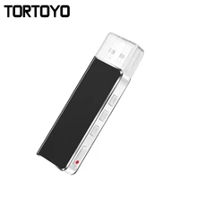TORTOYO профессиональный 8 ГБ Мини цифровой диктофон Регистраторы Шум снижение конференц исследование Запись U диск HD с функцией подачи Хай-Фай музыки и MP3 плеер