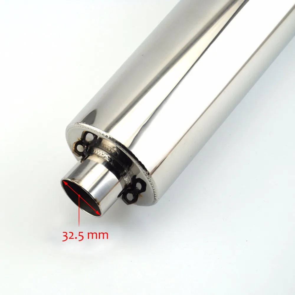 Мини пистолет Gatling глушитель выхлопных газов для скутера и мотоцикла GY6 JH70 CG125 EN125