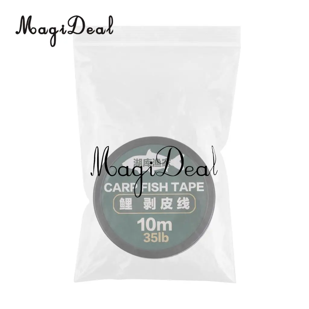 MagiDeal Carp Fishing Line Coated Hook Link Quick Sinking Braided Line Prevent winding coating Powerful with high strength