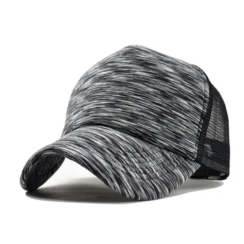 

15PCS/LOT SINGYOU Simple Design Color Mixing Mesh Cap Men Women All-Match Baseball Cap Sunshade Trucker Hat