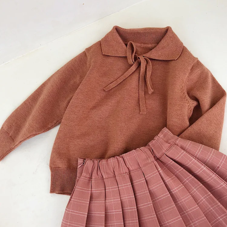 WLG/ весенние юбки для девочек, детская клетчатая хлопковая юбка с оборками, небесно-голубой, темно-синий, розовый цвет, одежда для детей 1-6 лет