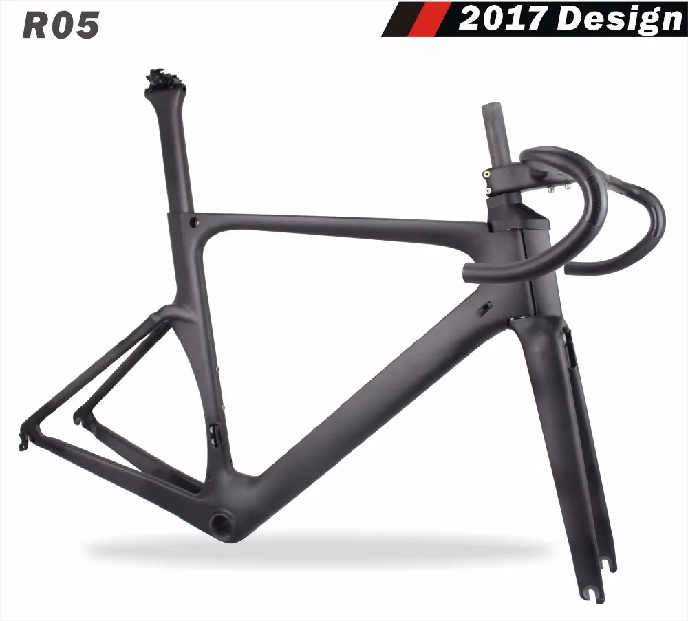 Discount 2018 Miracle New Design Carbon Aero Bicycle Frame 49cm,52cm,54cm,56cm,59cm BB86 UD matte 2