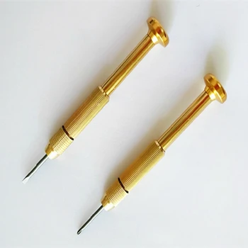 

1PCS golden replaceable cutter head multifunction screwdriver and special screwdriver all metal screwdriver