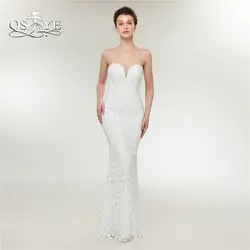 QSYYE 2018 Новый вызвало Блестки вечерние платья Robe de Soiree Милая Пол Длина Длинные платье для выпускного вечера вечерние платье на заказ