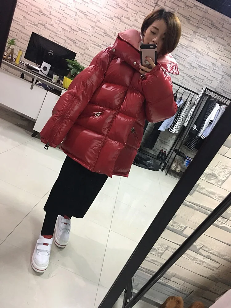 AYUNSUE, парка, зимняя куртка, женское длинное пальто, пуховик с хлопковой подкладкой, куртка в Корейском стиле, большие размеры, манто, Femme Hiver KJ1017