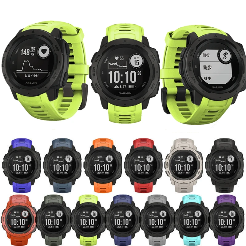 Умные часы браслет для Garmin Instinct часы ремешок спортивные часы силиконовый ремешок для Garmin Instinct браслет