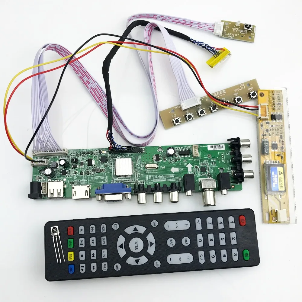15 32 дюймов Универсальный цифровой ТВ доска поддержка DVB T2/T/C русский язык ЖК