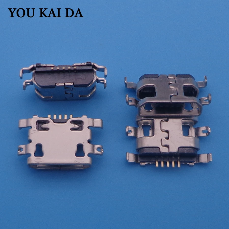 

20pcs/lot Micro USB connector jack socket mini Charging Port DC replacement 5pin for Lenovo A2010 ComputerTablet PC Mobile phone