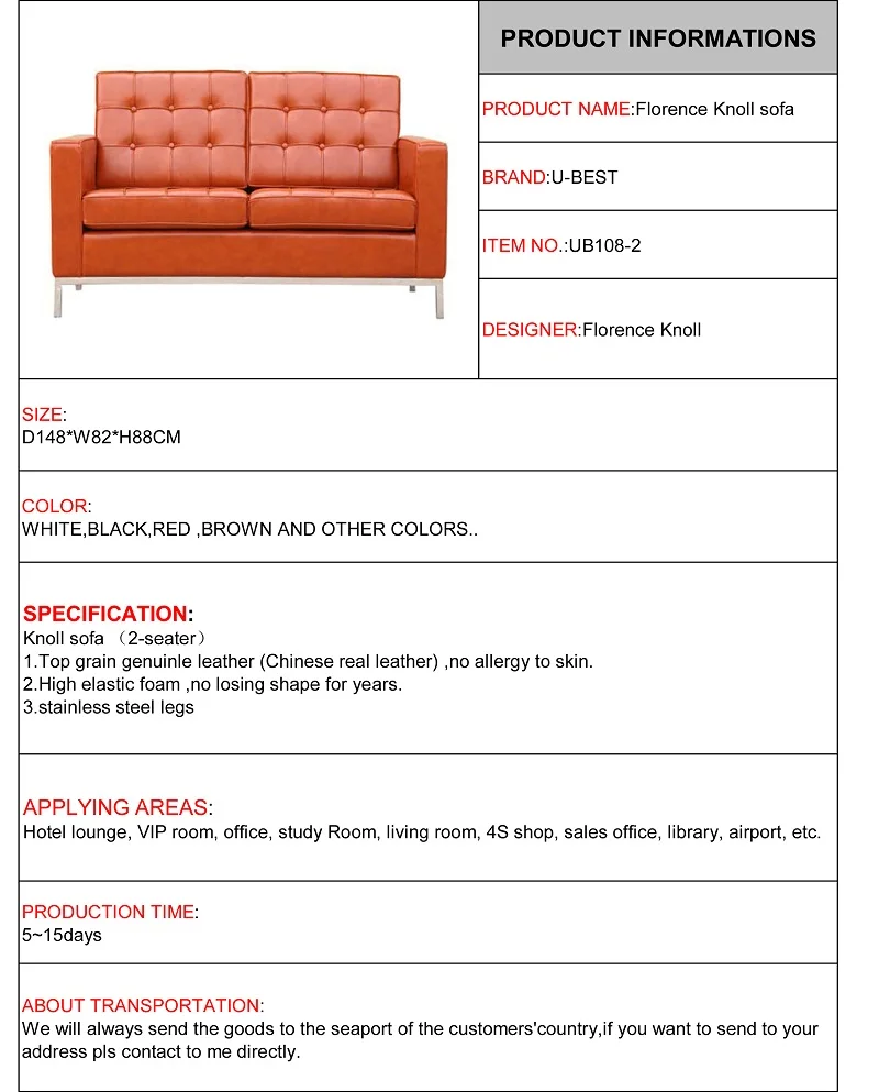 florence knoll sofa 2 seater loveseat sofa leather sofa