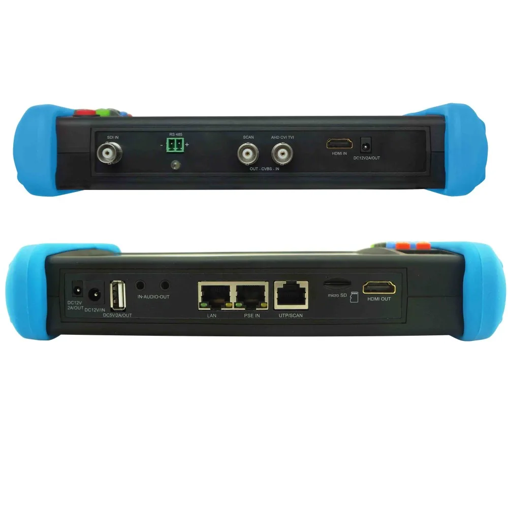 Бесплатная доставка DHL Wanglu 7 дюймовый тестер ip камеры 9800Plus H.265 4K 1080P IPC CCTV монитор 8MP