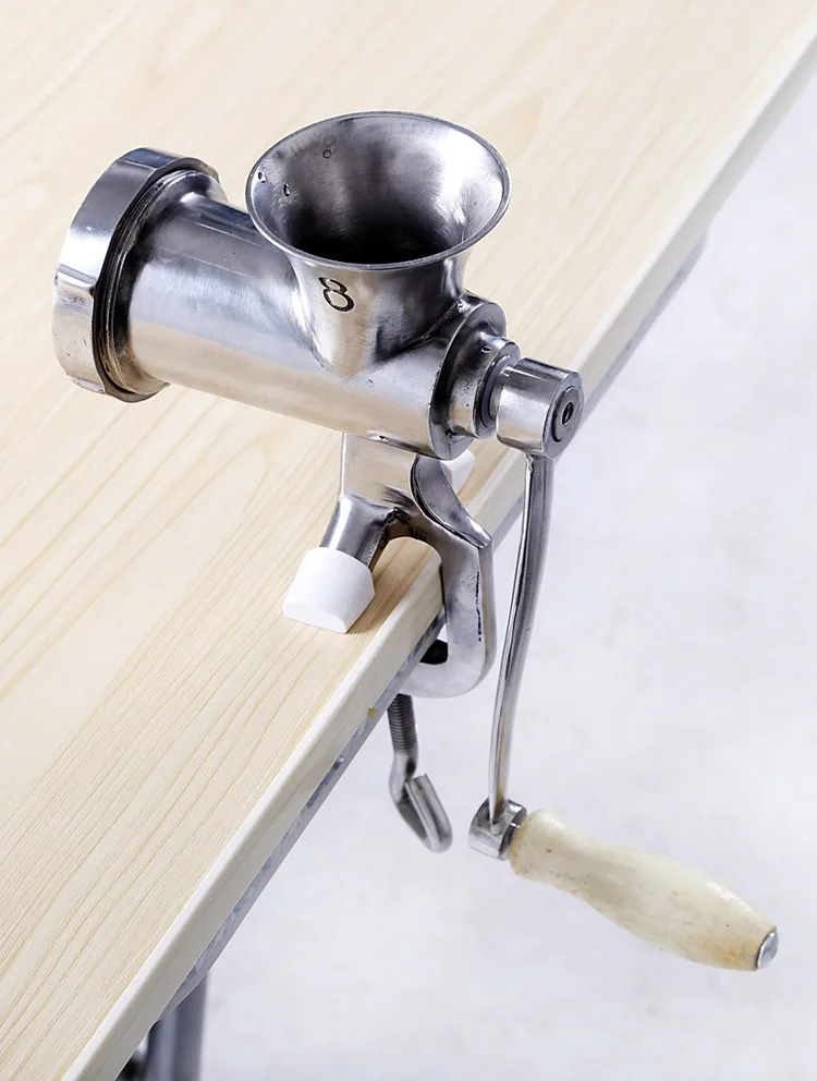 Купить № 8 из нержавеющей стали ручная мясорубка ручная колбаса ...