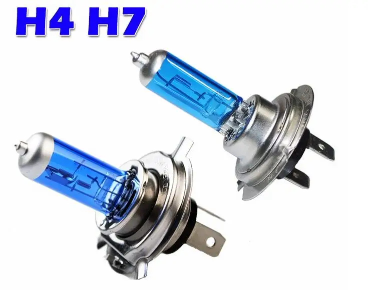 10 шт./лот белая Автомобильная фара H1 H3 H4 H7 H8 H11 9005 HB3 9006 HB4 880 881 12 В 55 Вт 100 5000 К
