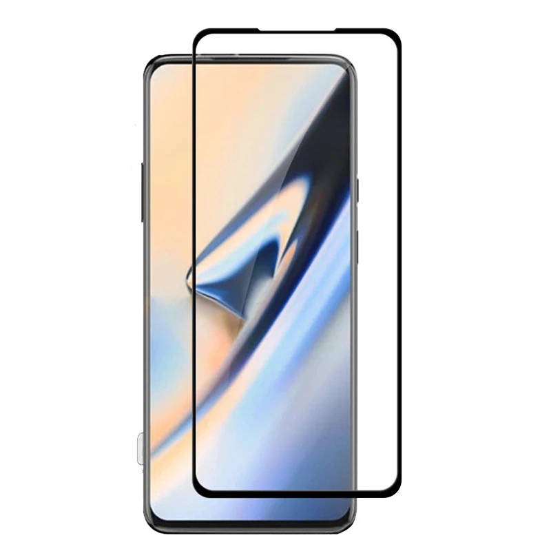 3D изогнутое закаленное стекло для Oneplus 7 Pro Полное покрытие 9H защитная пленка Защита экрана Pro|Защитные стёкла