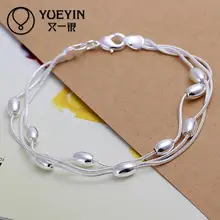 Роскошный модный брендовый дизайн, посеребренный женский шарм, кубический циркон, кристалл, жемчуг, ювелирное изделие, браслет из бисера