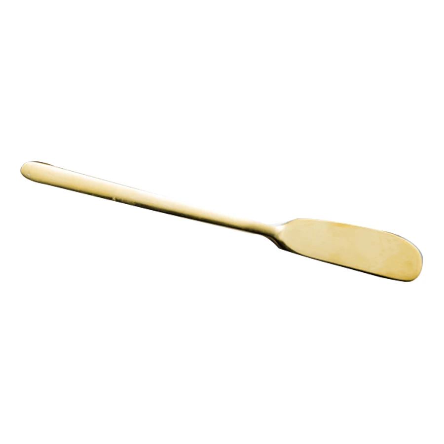 MUZITY из нержавеющей стали для масла нож 2 шт./компл. креативный специальный дизайн SUS 304 jam утолщенный нож для завтрака - Color: Golden