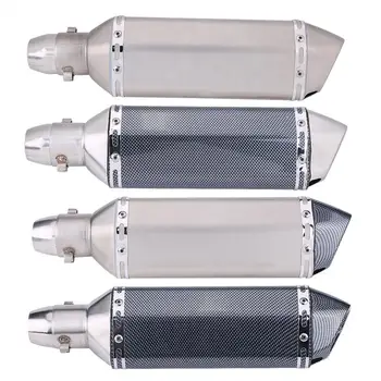 

Motorcycle Dirt Bike Modified Exhaust Escape Muffler Pipe with DB Killer for motorcycles fit pipe diameter 36mm-51mm Universal