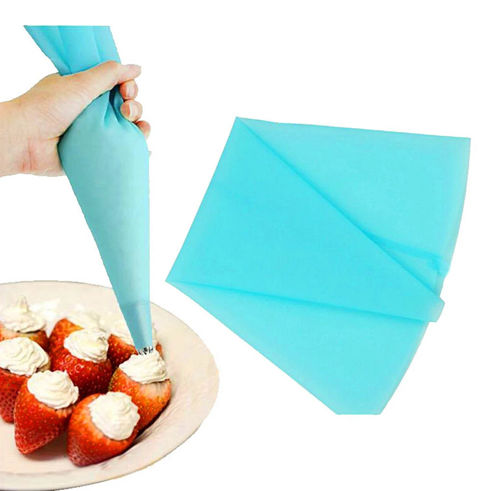 

Silicone Pastry Bag Nozzles DIY Icing Piping Cream Reusable Pastry Bags +16 Nozzle Set Cake Decorating Tools