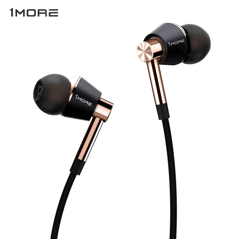 1more Triple Driver In Ear высокого разрешения Наушники с тремя драйверы человеческим