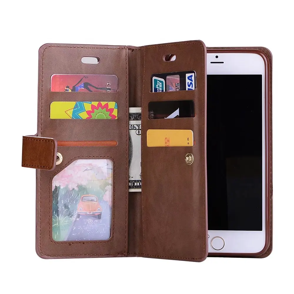 imágenes para Señora de las mujeres de la pu bolso de cuero con cremallera cartera monedero con ranura para tarjetas de teléfono case cubierta para iphone6 6 s 6 p 7 7 más bolsos del teléfono case 7 p imágenes para Señora de las mujeres de la pu bolso de cuero con cremallera cartera monedero con ranura para tarjetas de teléfono case cubierta para iphone6 6 s 6 p 7 7 más bolsos del teléfono case 7 p