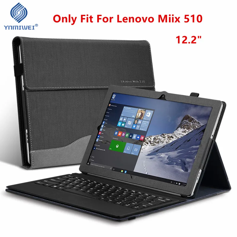 

Detachable Cover For Lenovo Miix 510 Miix5 Case 12.2" Tablet Laptop Sleeve Case PU Leather Protective Shell For Lenovo Miix510