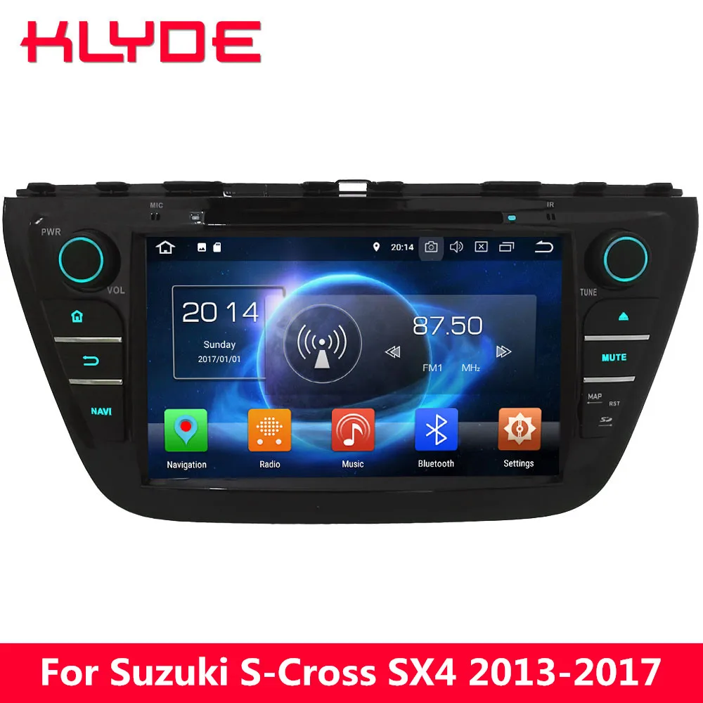 

KLYDE 8" 4G Octa Core Android 8.0 7.1 6.0 4GB RAM 32GB ROM Car DVD Multimedia Player For Suzuki S-Cross SX4 2014 2015 2016 2017